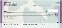 Tempting Teal Camos Personal Checks | ZMIL-28