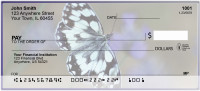 Lavender Blue Butterfly Personal Checks | ZMUS-15