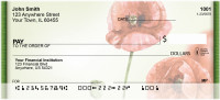 Watercolor Poppy Personal Checks | ZNAT-32