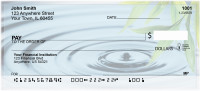 Bamboo & Water Droplet Personal Checks | ZNAT-33
