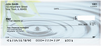 Bamboo & Water Droplet Personal Checks | ZNAT-33