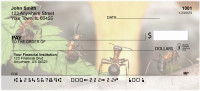 Fern With Insects Personal Checks | ZNAT-49