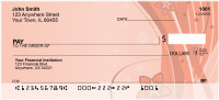 Filigree Floral And Lace Abstract Personal Checks | ZNAT-70