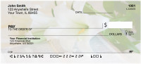 Lily Bouquet On Holy Bible Personal Checks | ZREL-11