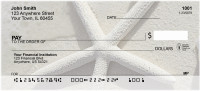 Shells In Taupes and Sage Personal Checks | ZSCE-30