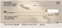 Footprints In The Sand Personal Checks | ZSCE-55