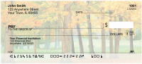 Golf Courses In Autumn Personal Checks | ZSPO-41