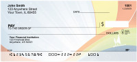 Windsurfing Abstract Personal Checks | ZSPO-60