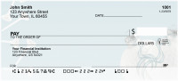Golf Christmas Ornaments Personal Checks | ZSPO-69
