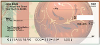 Red Ornaments Personal Checks | ZXMS-33