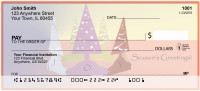 Peace And Joy Christmas Trees Personal Checks | ZXMS-50