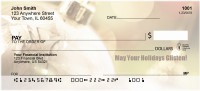 May Your Holidays Glisten Personal Checks | ZXMS-54