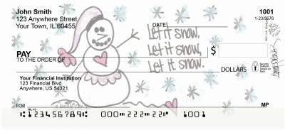 Let it Snow Personal Checks | AMY-07