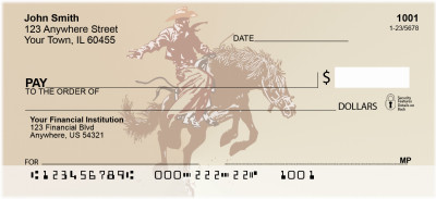 Cowboys Cowgirls Love Personal Checks | BBA-02