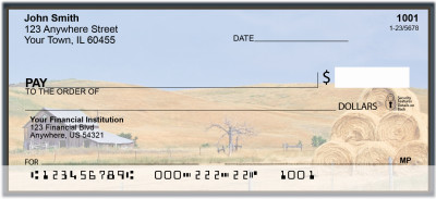 Rugged And Rustic Personal Checks | BBA-04