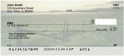 Mist In The Meadows Personal Checks | BBA-13