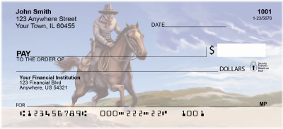 The Wild West Personal Checks | BBA-36