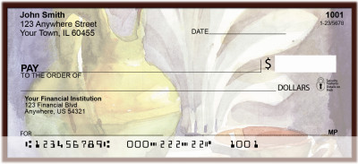 Italian Inspired Watercolor Personal Checks | BBB-59