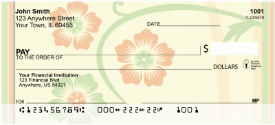 Warm Spring Florals Personal Checks | BBD-14