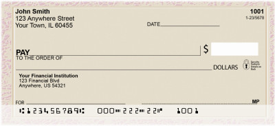 Vintage Lace Personal Checks | BBD-32