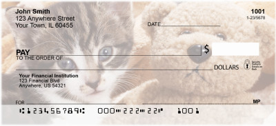 Kitten Cuddles Personal Checks | BBD-85