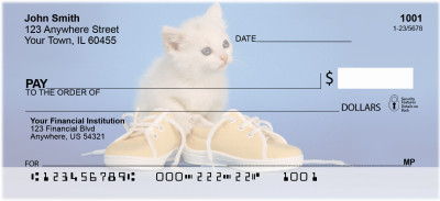 Kitten Curiosity Personal Checks | BBD-86