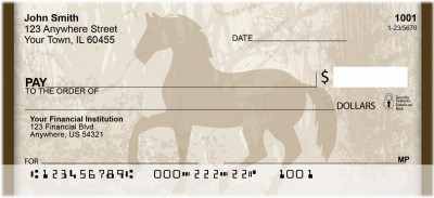 Golden Pony Personal Checks | BBE-08