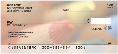 School Art Supplies Personal Checks | BBE-45