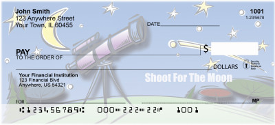 Shoot For The Moon Personal Checks | BBG-08