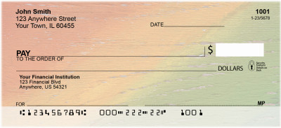 Wooden Rainbow Personal Checks | BBG-84