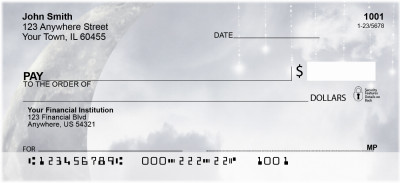 Fantasy Fairy Moons In Blue Personal Checks | BBH-83