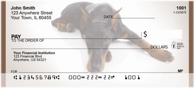 Doberman Portraits Personal Checks | BBH-89
