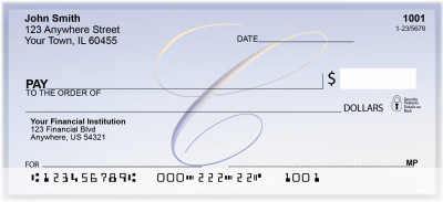 Softly Monogram C  Personal Checks | BBI-93