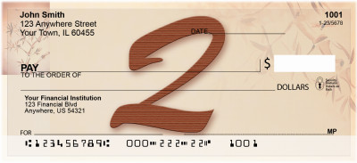 Strength And Longevity Monogram Q Personal Checks | BBJ-34