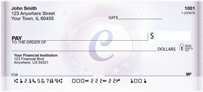 Window Of Spring Monogram C Personal Checks | BBJ-72