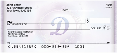 Window Of Spring Monogram D Personal Checks | BBJ-73