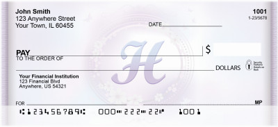 Window Of Spring Monogram H Personal Checks | BBJ-77