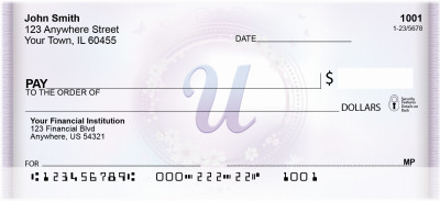 Window Of Spring Monogram U Personal Checks | BBJ-90