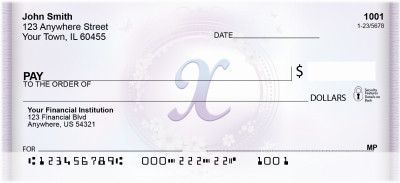 Window Of Spring Monogram X Personal Checks | BBJ-93