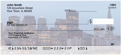 San Francisco Skyline Personal Checks | BBK-23