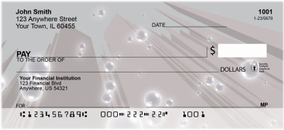 Living In A Bubble Personal Checks | BBK-28