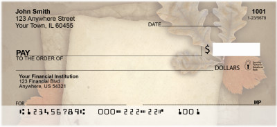Weathered And Worn Personal Checks | BBK-44