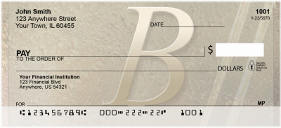 Stoned Gold Monogram - B | BCC-64