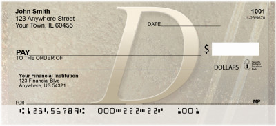 Stoned Gold Monogram - D | BCC-66