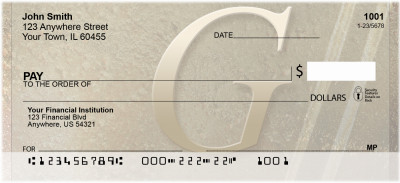 Stoned Gold Monogram - G | BCC-69