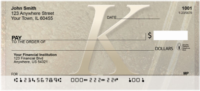 Stoned Gold Monogram - K | BCC-73