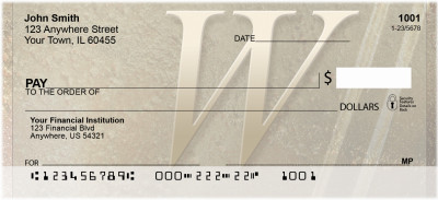 Stoned Gold Monogram - W | BCC-85