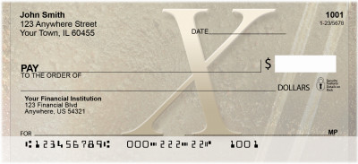 Stoned Gold Monogram - X | BCC-86