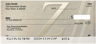 Stoned Gold Monogram - Z | BCC-88
