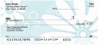 Daisy Blues Personal Checks | BCE-75